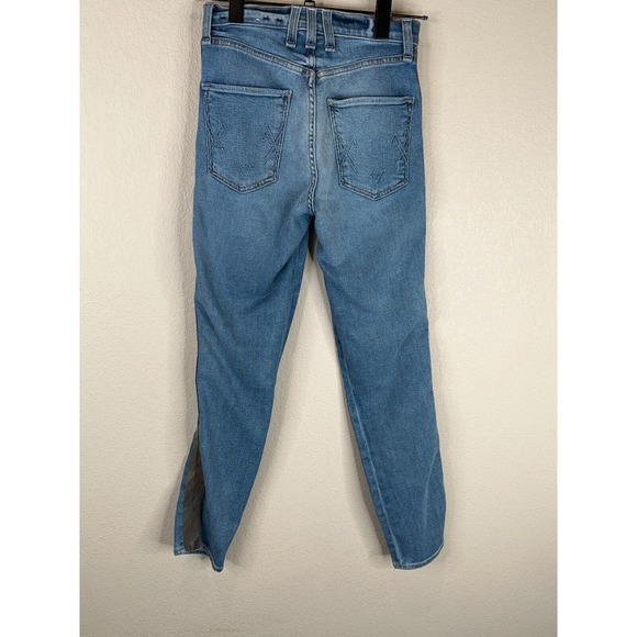 McGuire Womens Ibiza Jeans Size 24 Army Doll Damn Fine High Rise Camo Striped - Picture 9 of 16